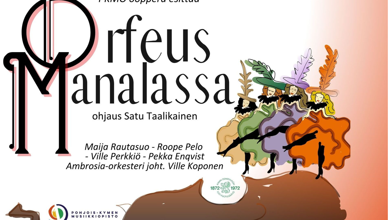 PKMO ooppera esittää: operetti Orfeus Manalassa