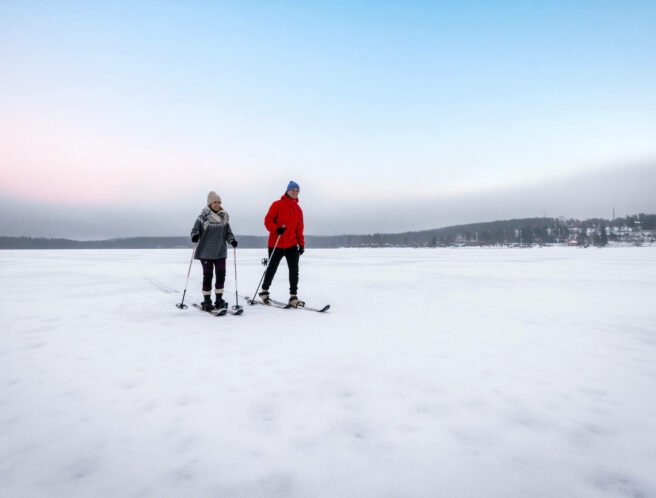 Hiihto Käyrälammella